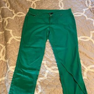 Bisou Bisou Jade Green Pants